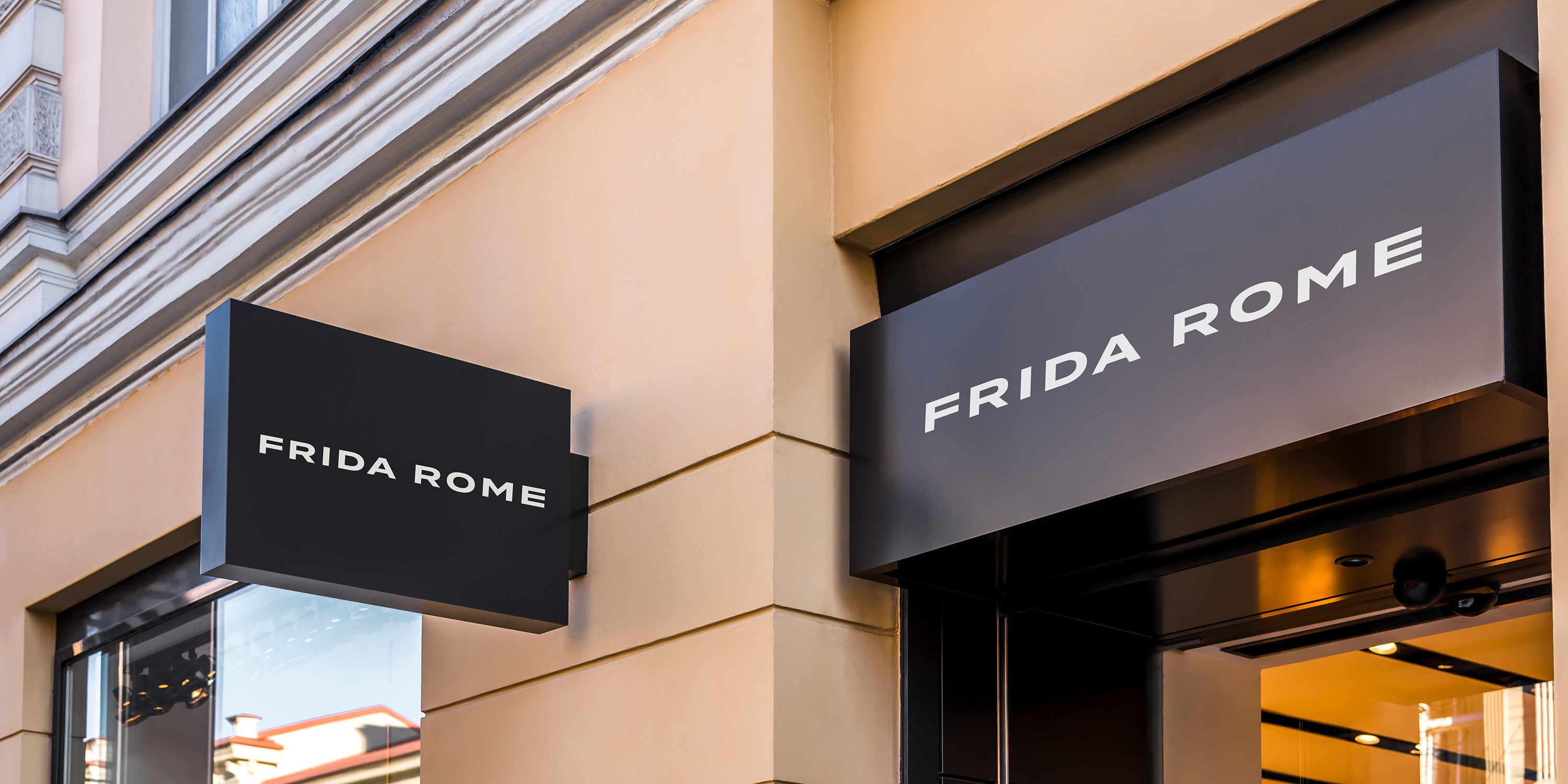Frida rome logo storefront